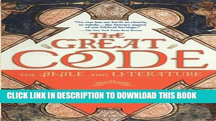 [PDF] The Great Code: The Bible and Literature Full Colection