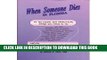 [PDF] When Someone Dies in Florida: All the Legal and Practical Things You Need to Do When Someone