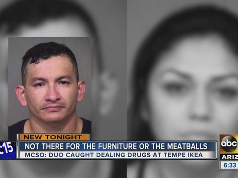 Two arrested after trying to deal drugs at Tempe Ikea parking lot