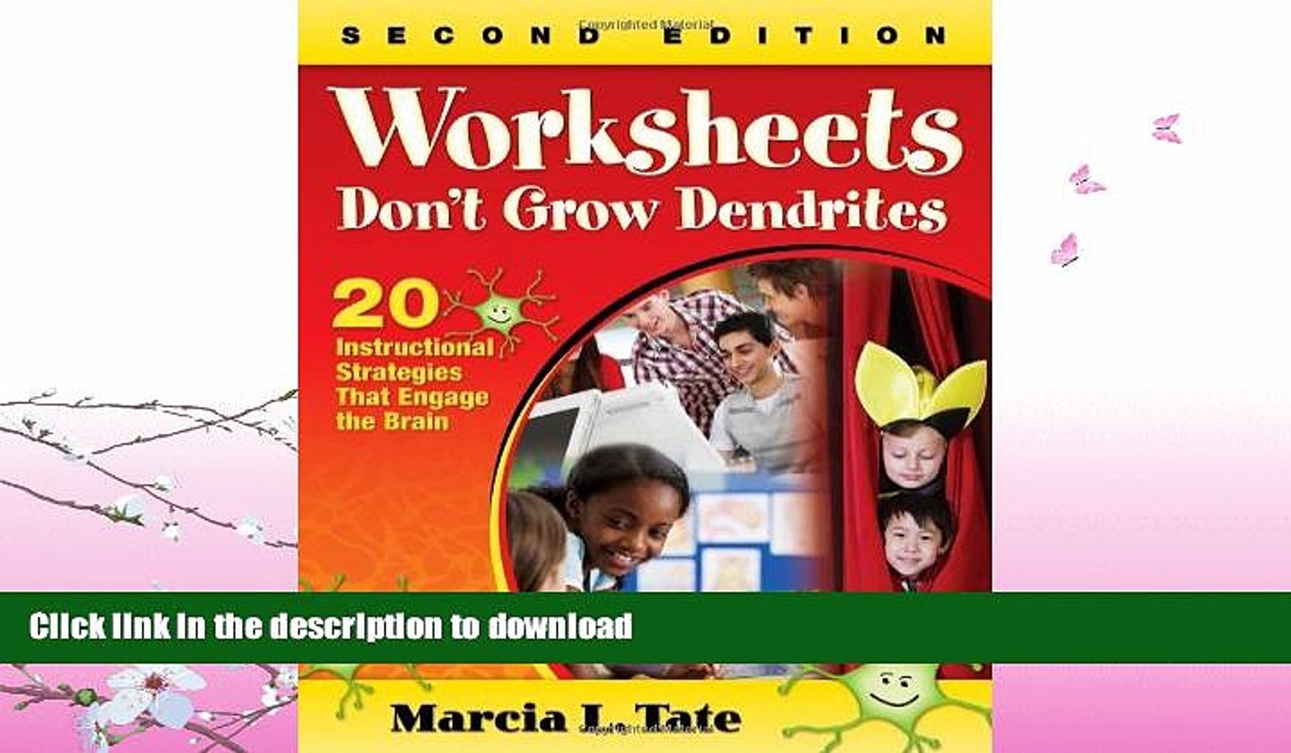 Favorite Book Worksheets Don T Grow Dendrites 20 Instructional Strategies That Engage The Brain - 