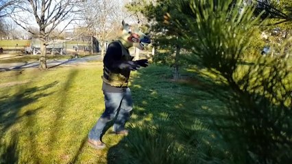 ANTMAN vs MUTANT MOBSTER IRL - Nerf War - Superheroes in Real Life - Spiderman - Marvel - DC-SFHdm5ofb88 part 6