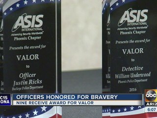 Arizona police officers honored for their bravery