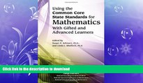 READ  Using the Common Core State Standards in Mathematics with Gifted and Advanced Learners  GET