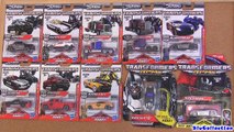 10 Transformers die-cast Cars Unboxing Review Bumblebee Ironhide Optimus Prime