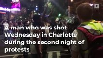 Man shot during Charlotte protests has died, curfew put into effect