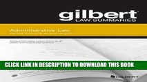 [PDF] Gilbert Law Summary on Administrative Law (Gilbert Law Summaries) [Full Ebook]