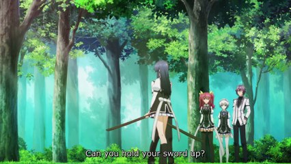 Rakudai Kishi no Cavalry - Ayase's training