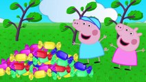 Peppa Pig Candy Funny Story Finger Family Nursery Rhymes New episodes Songs Parody