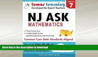 FAVORITE BOOK  NJ ASK Practice Tests and Online Workbooks: Grade 7 Mathematics, Third Edition: