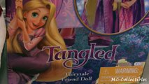 Rapunzel doll with Flynn Rider doll and Maximus Disney Tangled Review by Blucollection