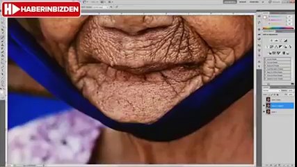 Photoshop - quá trình photoshop từ cụ già 100 tuổi thành thiếu nữ 18 tuổi