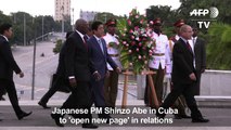 Japanese PM in Cuba to 'open new page' in ties