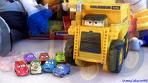 Cars 2 Watch Colossus Eating Micro Drifters Cars for Lunch XXL Chomping Dump Truck Disney cars-toys