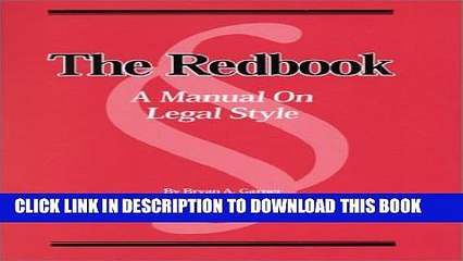 [PDF] The Redbook: A Manual on Legal Style Full Online