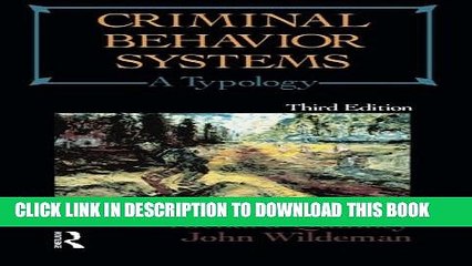 [PDF] Criminal Behavior Systems: A Typology [Online Books]