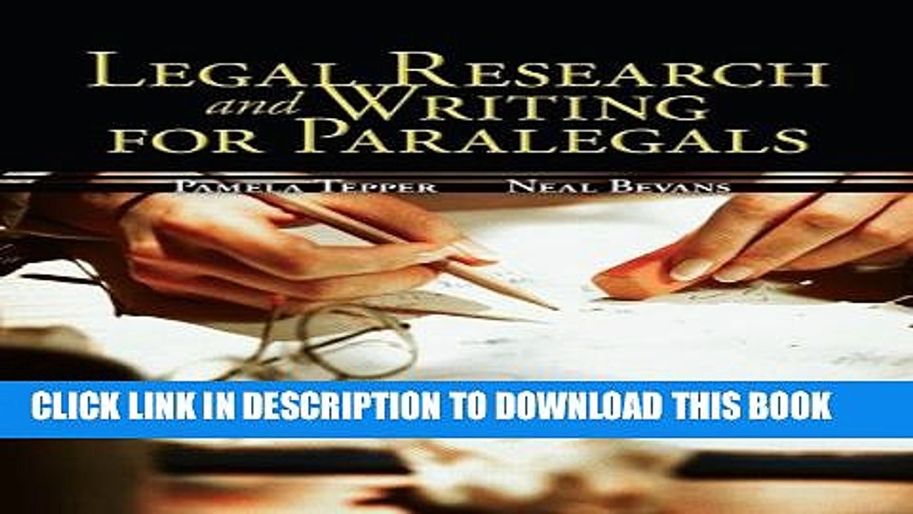[PDF] Legal Research   Writing for Paralegals [Full Ebook]