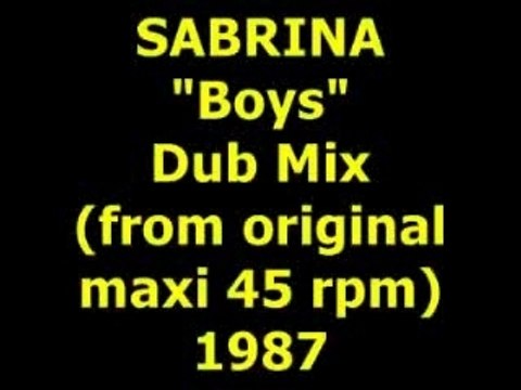 SABRINA Boys Maxi 45 rpm