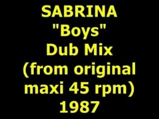 SABRINA  "Boys"  Maxi 45 rpm