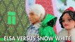 Frozen Elsa Vs Snow White Disney Princess Fight. DisneyToysFan
