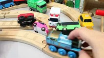 Tayo The Little Bus English Thomas & Friends Car Toys Learn Colors Slime Toilet