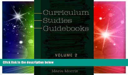 Big Deals  Curriculum Studies Guidebooks (Counterpoints)  Free Full Read Best Seller