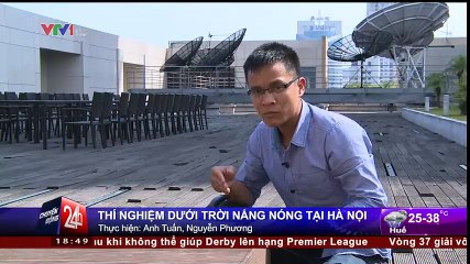 chiên trứng và thịt bằng nắng ở Hà Nội