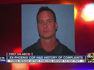 Ex-Phoenix cop had history of complaints before forcing suspect to eat marijuana