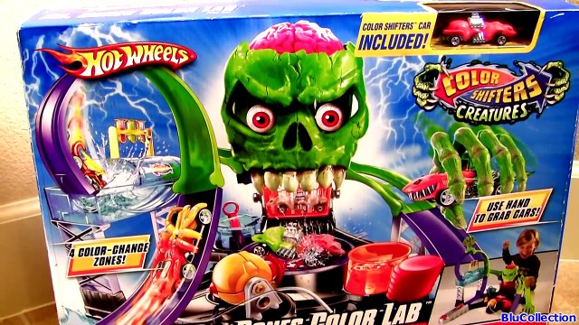 Dr. Bones Color Lab Playset Color Shifters Cars Hot Wheels Track Review Pixar Color Changers Cars