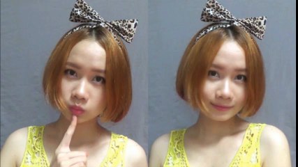 Biến tóc dài thành tóc ngắn với băng đô tai thỏ 2