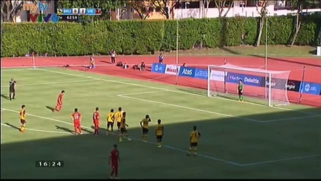 Công phượng đá penalty kiểu Panenka trong trận U23 Việt Nam - U23 Brunei