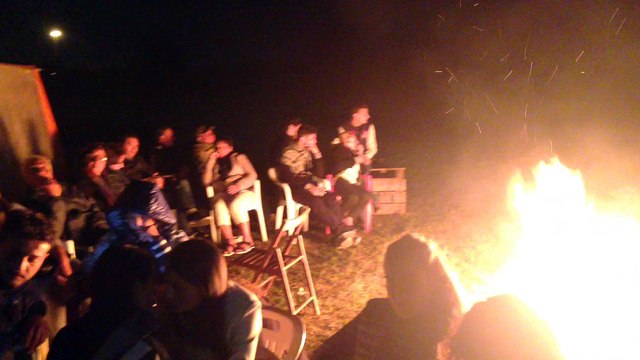 Gricignano (CE) - No alla puzza, presidio e fuoco acceso (22.09.16)