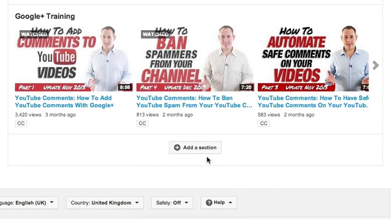 How To Add Sections To Your YouTube Channel