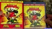 Kung Fu Panda 2 blu ray and Po Wrestler talking toy unboxing plush