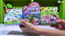 Сюрпризы ХЕЛЛО КИТТИ для Ярославы - Жвачка для рук - Играем. Hello Kitty Toys for Kids Unboxing
