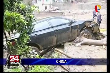 Deslizamiento de tierra causa estragos en China