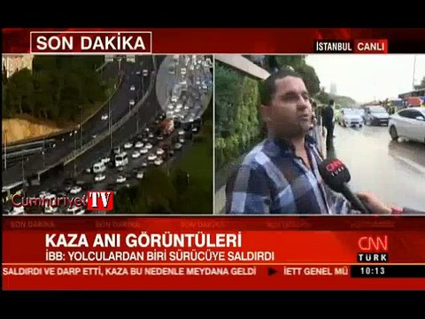 Görgü tanığı metrobüs kazasını anlattı