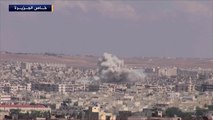 عشرات البراميل المتفجرة والصواريخ الفراغية على حلب