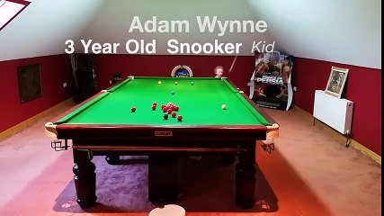 3 Year Old Irish Snooker Kid