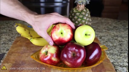 How to Make an Edible Apple Swan!