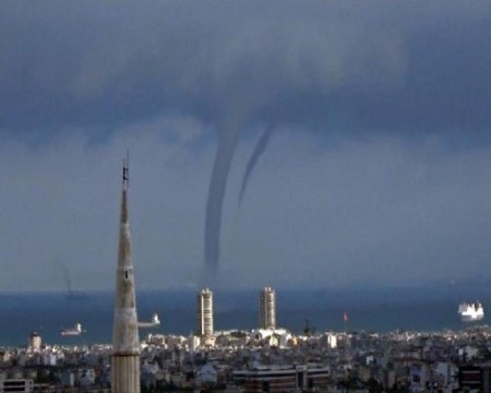 İskenderun Körfezi'nde Hortum Çıktı