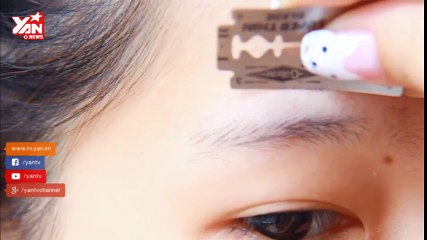 5 BƯỚC VẼ CHÂN MÀY NGANG