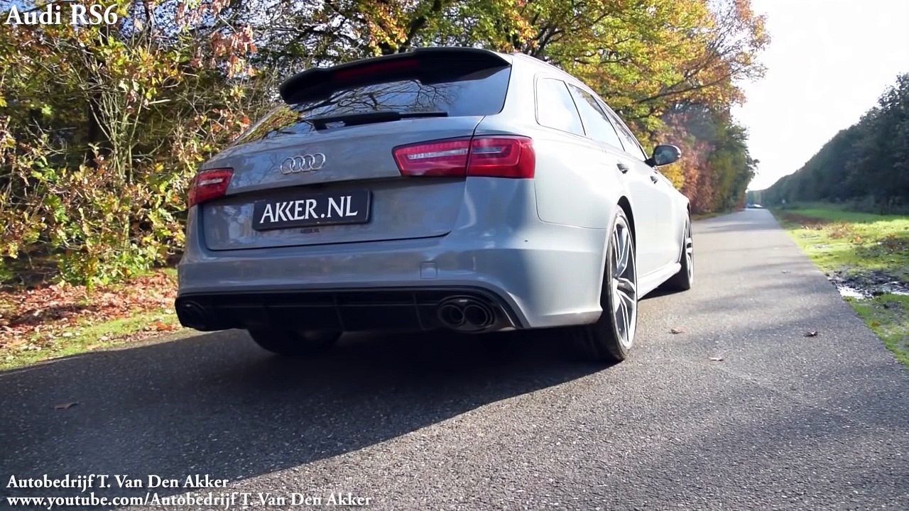 Look : Audi RS6 (700HP) vs Ferrari 458 Italia 300km/h