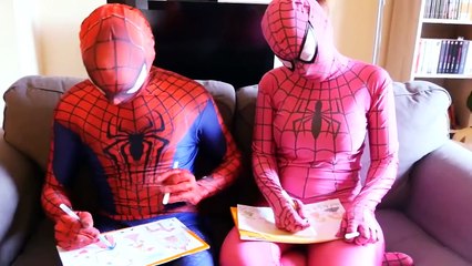 Spiderman vs Police Wanted Dead or Alive! w_ Harley Queen, Frozen Elsa & Fun Superhero In Real Life!-_2IDw1Nmr3o part 6