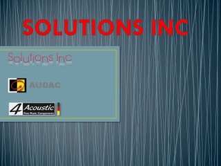 Solutions inc (wallspeakers)