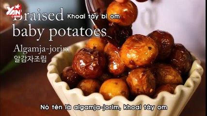 Braised baby potatoes