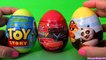 3 Surprise Eggs Disney Cars 2 Pixar Toy Story TOYS Kung Fu Panda Unboxing Sorpresa Huevos Toy Review