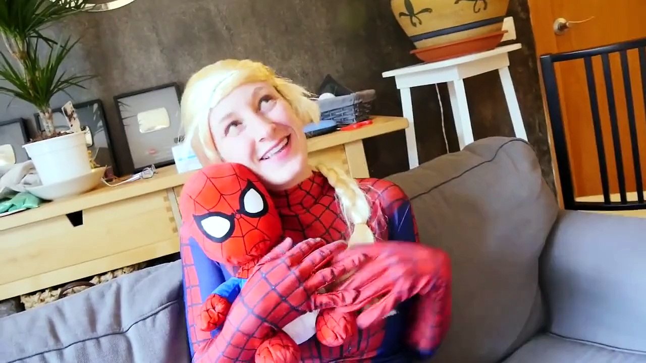Spiderman vs Frozen Elsa & Joker Pranks w_ Princess Eats Snake & Funny Superheroes-zamefgGjRIk part 8