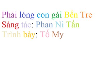 Phải lòng con gái Bến Tre