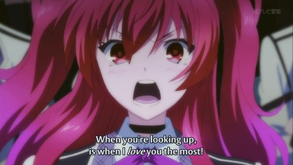 Rakudai Kishi no Cavalry - Stella encourages Ikki in first match (english sub)
