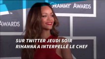 Rihanna interpelle François Hollande sur Twitter